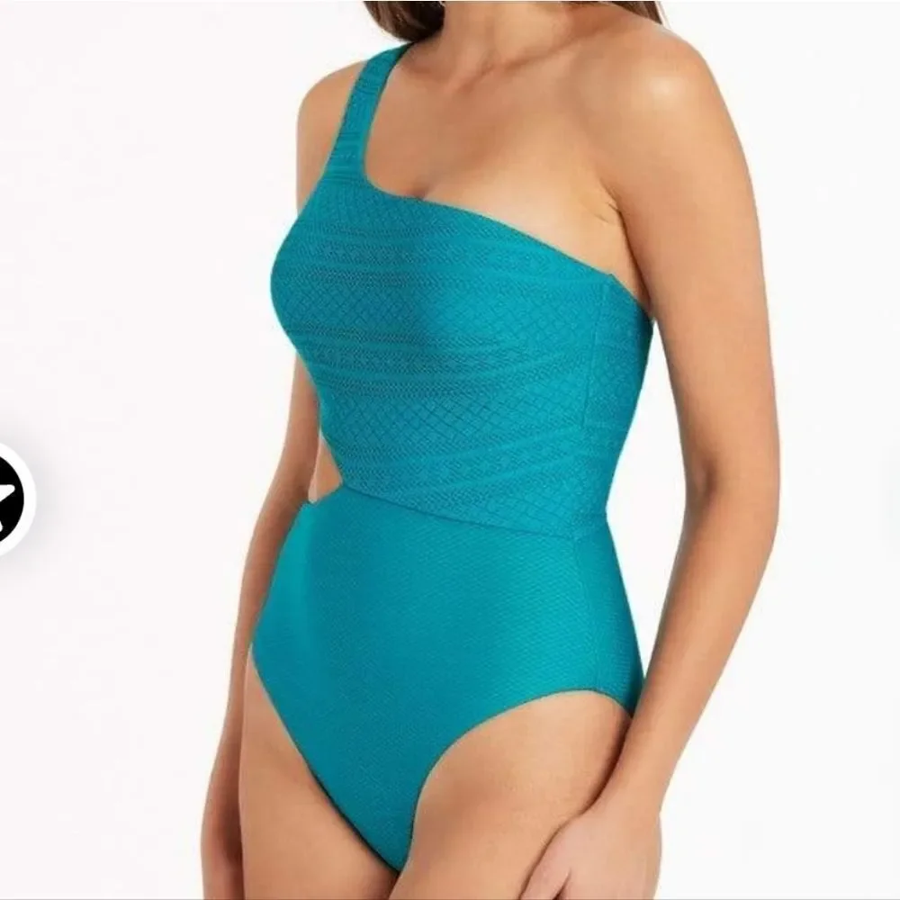 Sea Level Australia Amazing Lace Women's One Shoulder One Piece Swimsuit…